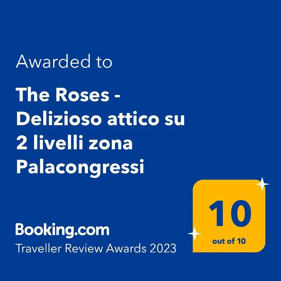 The Roses - Delizioso Attico Su 2 Livelli Zona Palacongressi Rimini